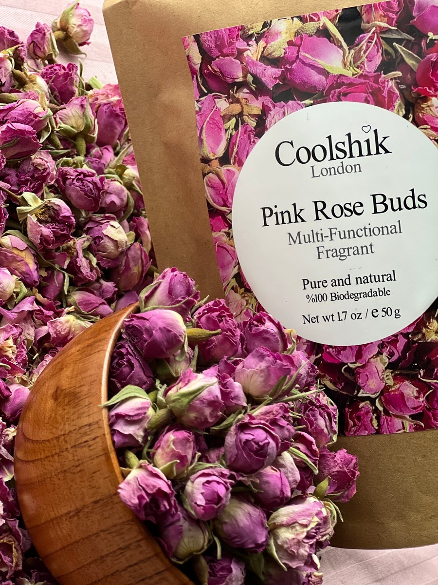 Edible Dried Pink Damask Rose