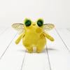 Froggyfly in Yellow with Green Eyes