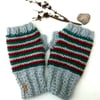 Stripy Fingerless Gloves