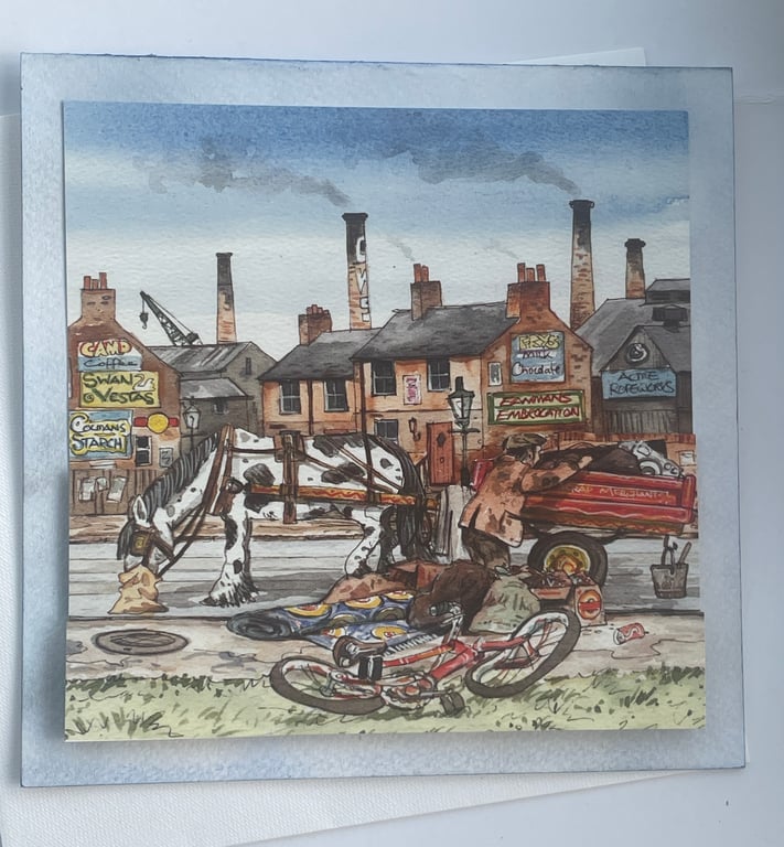 Rag and bone man nostalgic Best Wishes card