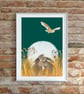 Hare Wall Art Illustration - Image 4