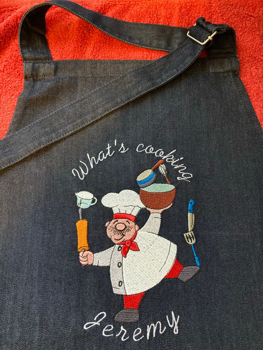 Personalised Apron What’s cooking 