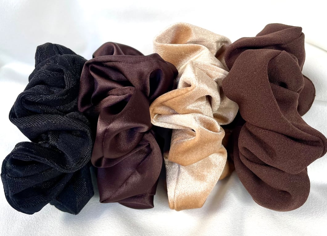 Natural Neutral scrunchie set