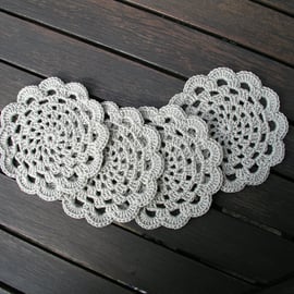 Crochet doilies set of 4