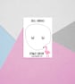 Tiny Skull Stud Earrings - Handmade - Image 2