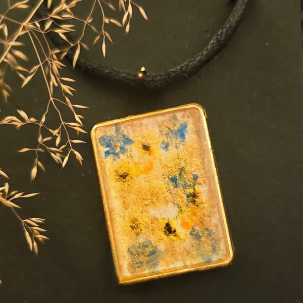 Van Gogh inspired pendant 