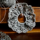 Vintage Lace Crochet Scrunchie