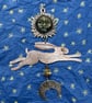 Sun and Moon Copper Hare Wall Hanging - Image 3