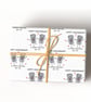 10th Anniversary wrapping paper for your tin anniversary - Image 1