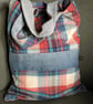Upcycled Material Reversible Tote Bag - Image 4