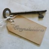 Vintage Key of the Door Gift Tag
