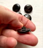 Six 2cm Dark brown buttons with shank  - Image 5