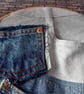 Handmade Denim Pocket Wall Hanging - Medium - Image 5