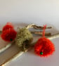 3 red and gold jingle bells - Image 5