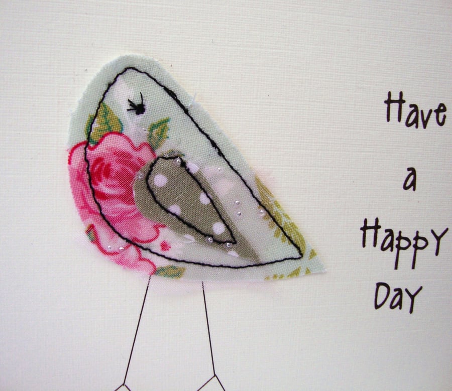 cheeky little bird birthday card