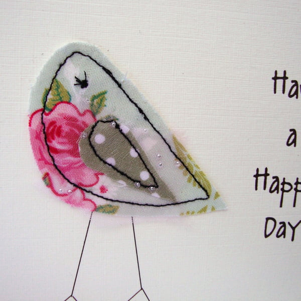 cheeky little bird birthday card