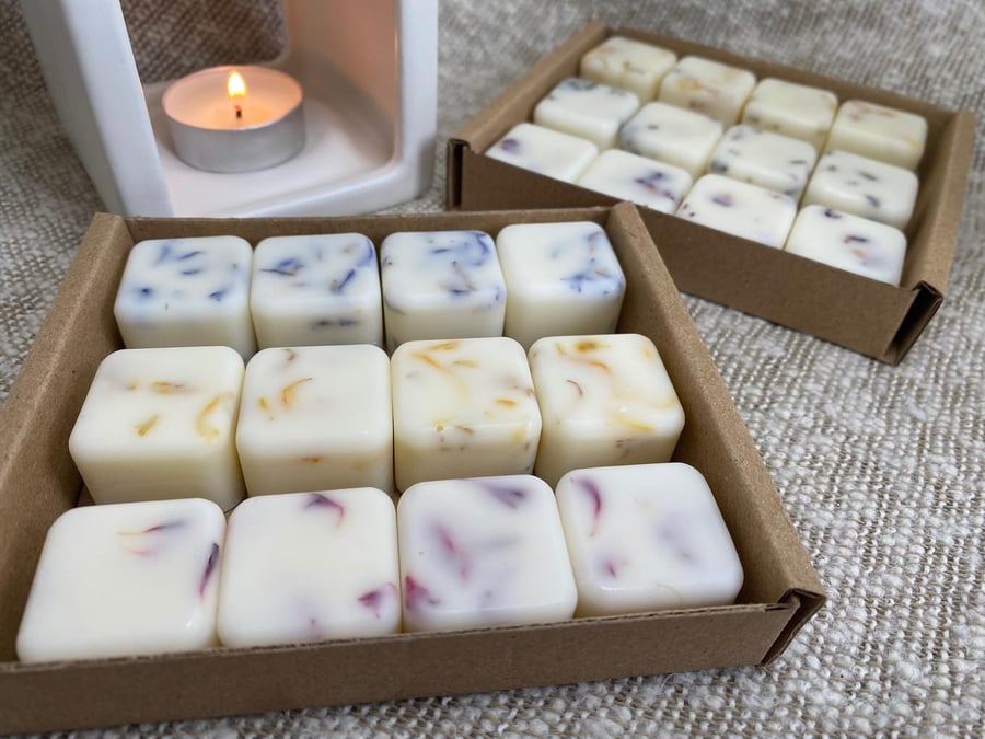 Soy Wax Melts Handmade Essential Oil Handmade Botanical Collection 12 pcs Pack