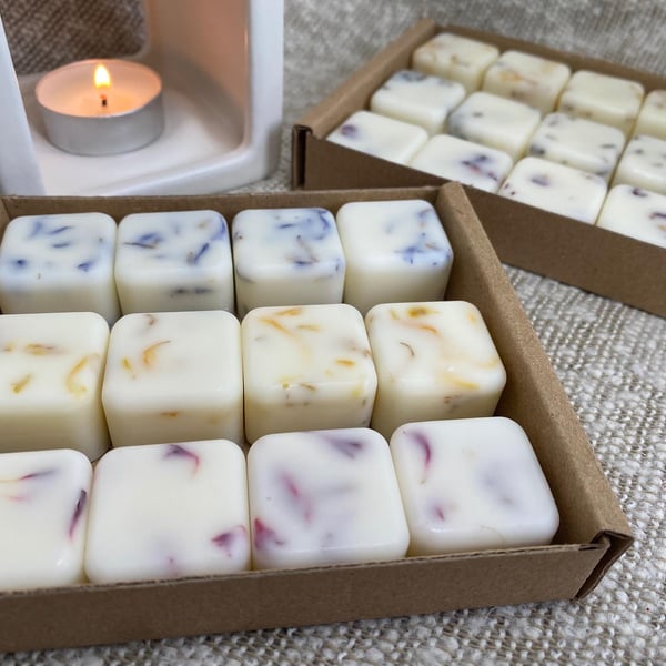 Soy Wax Melts Handmade Essential Oil Handmade Botanical Collection 12 pcs Pack