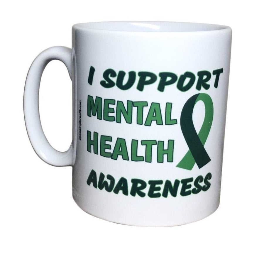 I Support Mental Health Awareness Mug. Mugs to spread awareness 