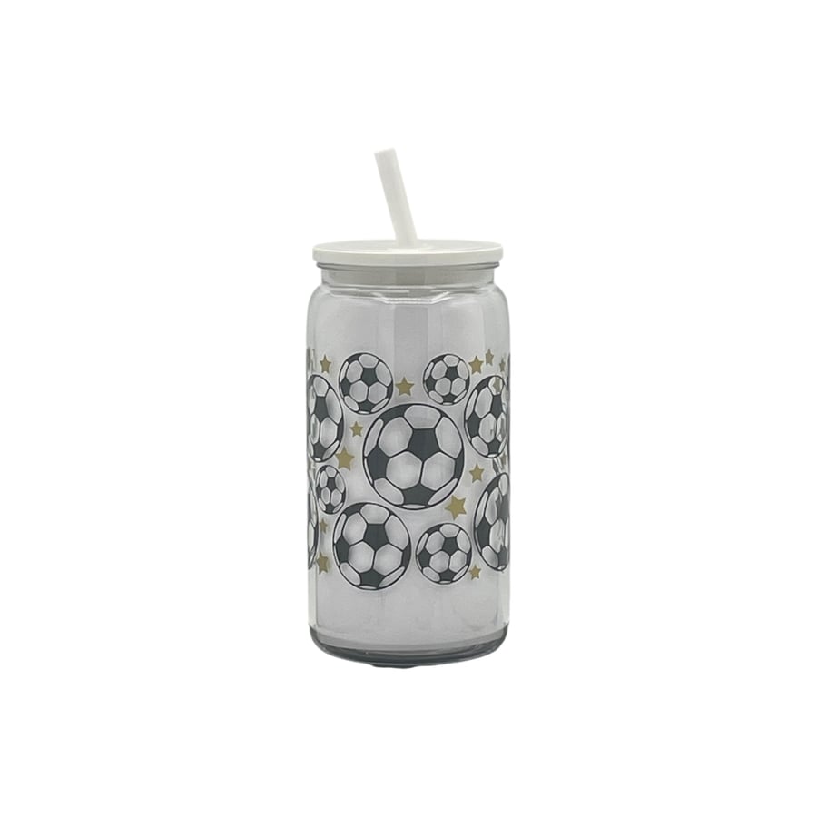 Image of Football Tumbler With Gold Stars Tumbler