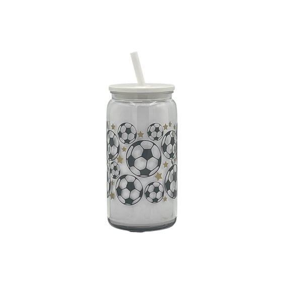 Football Tumbler With Gold Stars Tumbler
