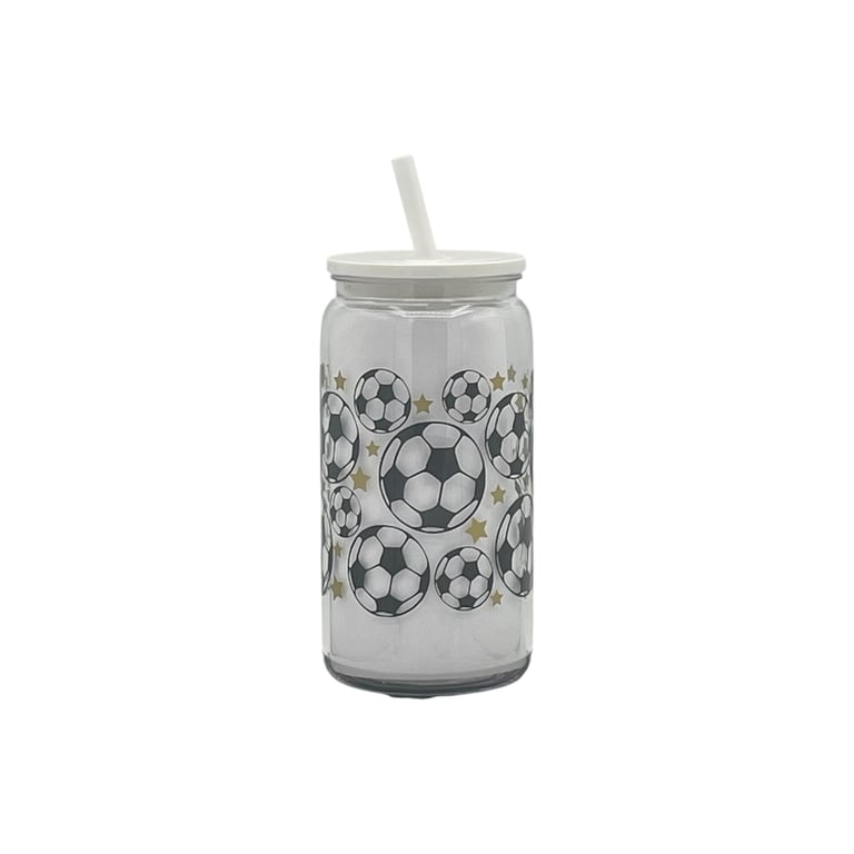 Football Tumbler With Gold Stars Tumbler