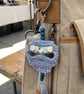 Handcrafted Crochet Sugar Skull Bag Charm – Día de los Muertos Collection - Image 6