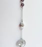 Handmade Beaded Suncatcher - Rainbow Heart - Image 1