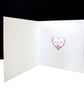 Valentine's Day Pink Love Birds - Handmade Card - Image 2
