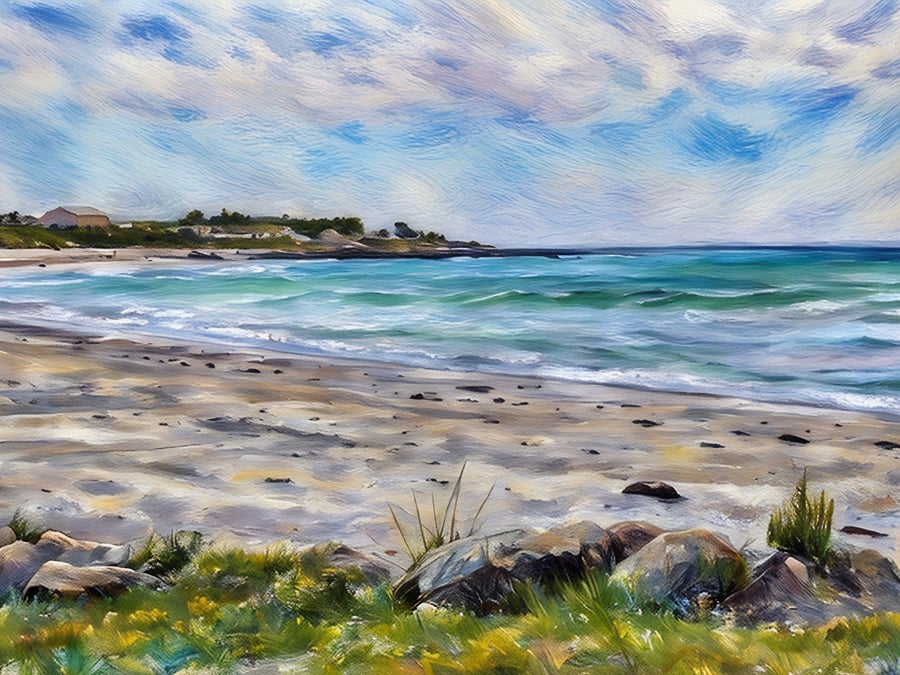 Digital Download Beach East Scotland 