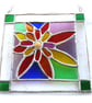 Flower Show Stained Glass Suncatcher Handmade  - Image 2