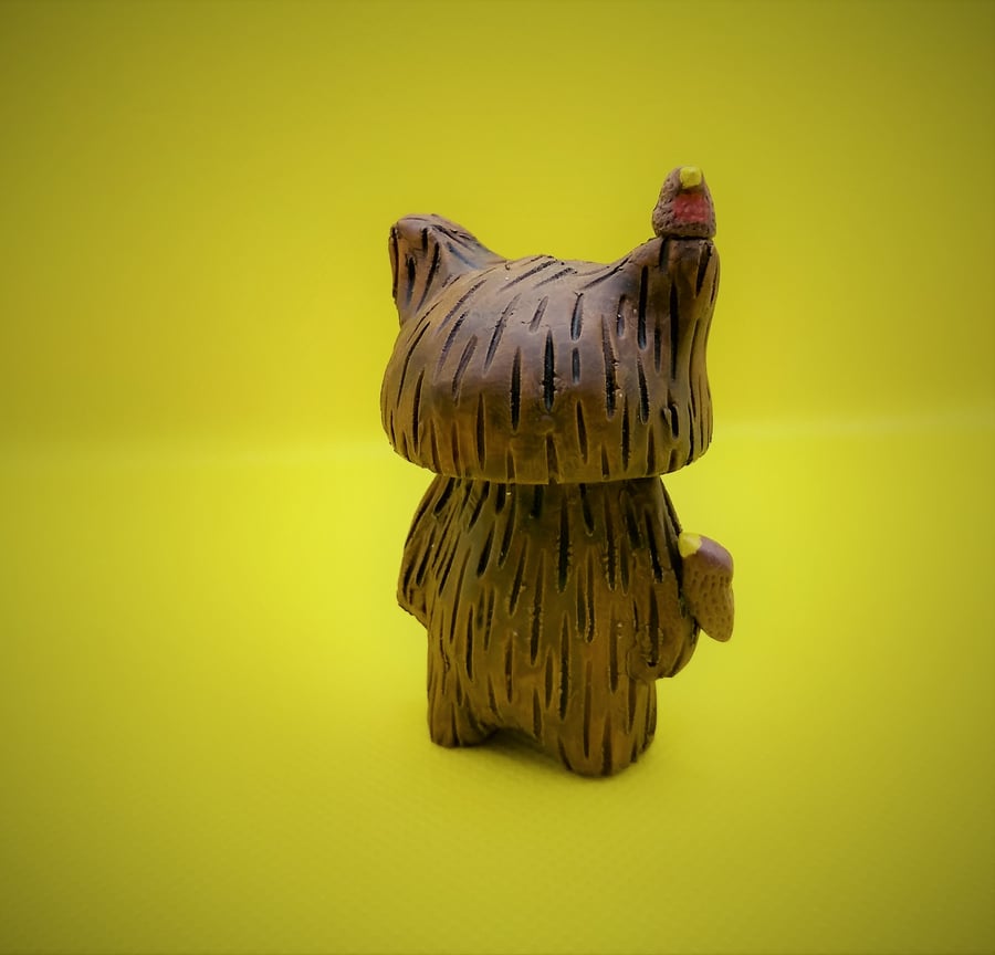 The Tree Cat Cat Figure Handmade Resin and Epoxy figure (TC2)