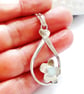 Coober Pedy Opal Necklace Sterling Silver Hallmarked - Image 2