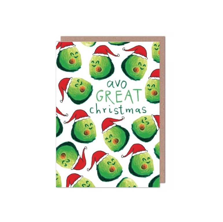 Avocado Christmas Card