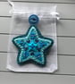 Hand Embroidered Star Brooch - Image 4