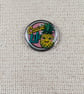 Cruise Life - Pineapple Logo - Cruise Lover Themed Badge - Large Resin Topped 