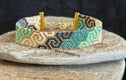 Handwoven beadwork bracelets