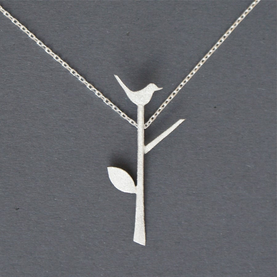 Edge of the woods tree necklace