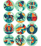 010O - Zodiac Series - Astrological Horoscope - Signature - Cross Stitch Pattern - Image 2