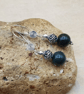Bloodstone sphere earrings - Image 2