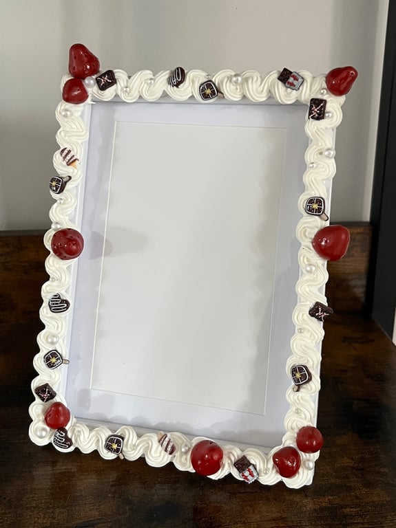 Decorated Photo Frame 5x7 Valentines Day Present Unique Gift
