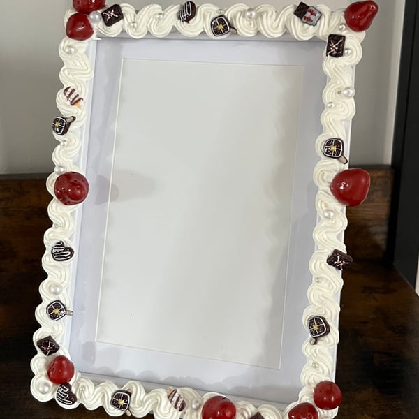 Decorated Photo Frame 5x7 Valentines Day Present Unique Gift