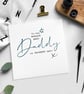 FATHER'S DAY Card - Daddy, Dad, Daddy-to-be, Dad-to-be, Stepdad