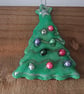 Handmade polymere clay hanging tree decoration