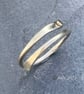 Gold Dot Adjustable Ring, wrap over ring, gold dot ring, adjustable ring,  - Image 1