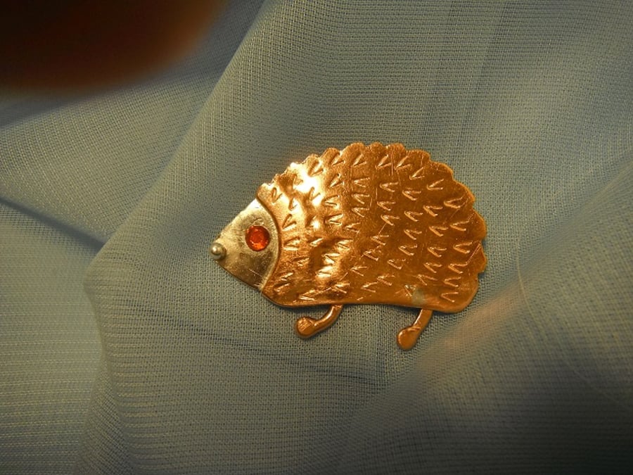 Suzy The Hedgehog Broach
