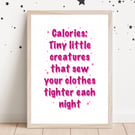 Funny Kitchen Wall Art, Fun Kitchen Sayings, Humorous Quote Print For Kitchen.