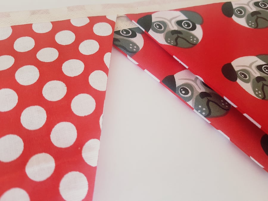 Pug and Spots Bunting