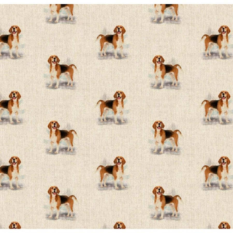 Beagle Draught Excluder 44 inches  by 15 inch Cotton