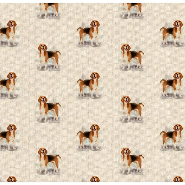 Beagle Draught Excluder 44 inches  by 15 inch Cotton